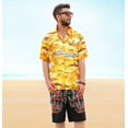 thumbnail image 5 of Cliff Booth Yellow Hawaiian Shirt Once Upon A Time In Hollywood Movie Costume, 5 of 8