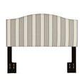 thumbnail image 3 of Dorel Sutton Modern Upholstered Adjustable Fabric Headboard, Full/Queen, Beige/Gray, 3 of 4