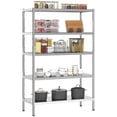 thumbnail image 1 of HOMCOM 5-Tier Stainless Steel Bakers Rack, Microwave Stand for Small Spaces, 1 of 10