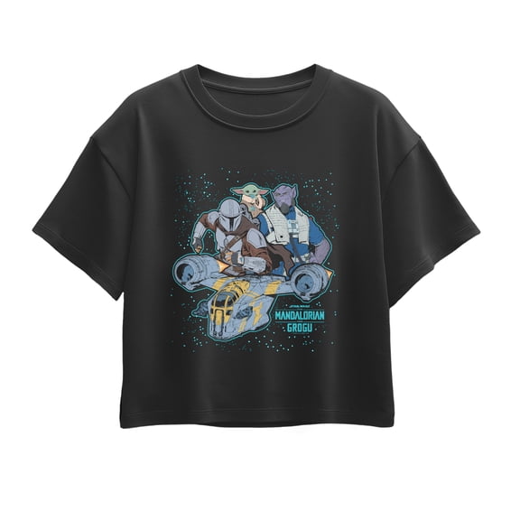 The Mandalorian And Grogu - Collage - Youth Girls Boxy T-Shirt