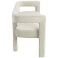 thumbnail image 5 of Meridian Furniture Athena Cream Velvet Bench, 5 of 23