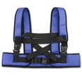 thumbnail image 2 of Cinturón de silla de ruedas de nylon ajustable Arnés de asiento transpirable suave Adultos Restricción Restricción Cinturón de seguridad Mobility Scooter Strap Reutilizable Azul seitruly CE001699-01, 2 of 6