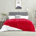 thumbnail image 1 of unique Decorative Soft Fuzzy Large Flannel Fleece Bed Blanket King Size 108" x 90, 1 of 5
