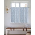 thumbnail image 2 of Blue Branches 2 Panel Kitchen Curtains for Windows, Vintage Art Farmhouse Bathroom Privacy Curtain, Home Décor Window Treatment for Bedroom/Living Room 55"x45", 2 of 6