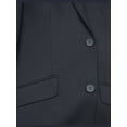 thumbnail image 4 of Men's Raphael Slim Fit Solid Navy Blue Wool-touch Two Button 2 Piece Suit, 4 of 5