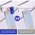 thumbnail image 2 of 200 Pcs Blue Magnetic Peg Hook Stop Lock 6mm, Display Hook Magnet Security Locks Compatible with 4.5-5.9mm pegboard for Retail Store and Shopping Center, 2 of 5