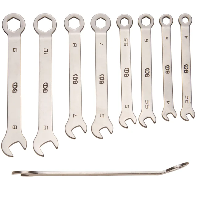 Juego de Llaves Combinadas Mini 4 - 10 MM 8 PZ BGS 8646