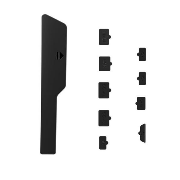 9Pcs Dust Plug For PS5 Slim Console,Silicone Dust Protector Antidust Cover Dustproof Plug for Playstation 5 Disk/Digital Console PS5 Slim Game Console Accessories
