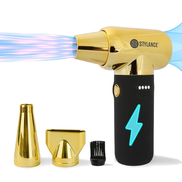 STYLANCE Compressed Barber Air Duster,110000RPM Cordless Vacuum Cleaner, Electric Mini Air Duster for Hair Barber, for Cooling, Cleaning,Salon,Home,