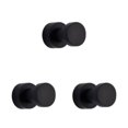 thumbnail image 2 of Ounissouiy Ganchos adhesivos modernos para toallas de baño: gran capacidad de carga Potente colgador de cobre autoadhesivo Diseño moderno Negro Type1 NO1, 2 of 6