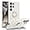006-White, variant on for Samsung Galaxy S24 Ultra Case, Liquid Silicone Soft Gel Rubber Slim Coverage with Ring Kickstand Car Mount Function Shockproof Protective Phone Case for Galaxy S24 Ultra 6.8", White
