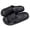 Black, variant on Slippers for Women,Men's And Summer Thick Soled Indoor Non Leisure Bathroom Soft Soled Slippers,Womens Slippers,White,8.5
