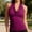 Red 2, variant on Women’s Tanks Casual Neck Draped Front Tank Top with Backless Design for Women Blue 2 M