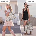 thumbnail image 6 of Large Capacity Tote Bag,Beige Background Football Helmets Pattern Handbag Fashion Luxury Tote Bag,15.7"x13"x 5.1" Inches,Laptop Compatible, 6 of 6