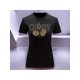 thumbnail image 1 of Playera Blusa Cherry Cerezas Animal Print Color Negro Talla Chica Marca Emil SaEs, 1 of 4