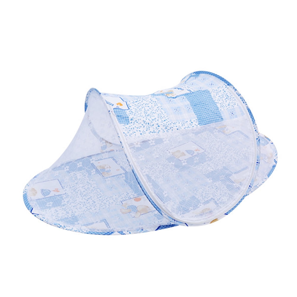 Spring Park Mosquito Net Tent Portable Folding Baby Travel Crib Pop Up Boat Shape Tent Bed Walmart Com