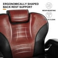 thumbnail image 6 of Artist hand Heavy Duty Hydraulic Barber Chair Recliner Beauty Salon Tattoo 360°Hair Styling Equipment(Black & Red), 6 of 14