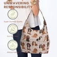 thumbnail image 5 of Bolso de hombro Hobo Signare Tapestry Cavalier King Charles, 5 of 5