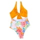 thumbnail image 3 of Txlixc Traje de baño de una pieza sin mangas para mujer Colorblock Estampado floral Bikini Conjunto Anudado Traje de baño de cintura alta Txlixc  Casual, 3 of 5