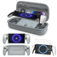 thumbnail image 1 of Set de accesorios 3 en 1 compatible con Playstation Portal, funda de transporte EVA para PS5 Portal, funda protectora de silicona blanda, 2 protectores de pantalla, accesorios para Ps Portal, 1 of 7