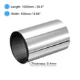 thumbnail image 2 of 304 Stainless Steel Foil Roll，0.4mm x 100mm x 1M Polished Finish Metal Strip Plate Sheet for Crafts Silver Tone 2 Pack, 2 of 4
