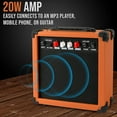 thumbnail image 3 of LyxPro Beginner 39” Electric Guitar & Electric Guitar Accessories, Mahogany, 3 of 8