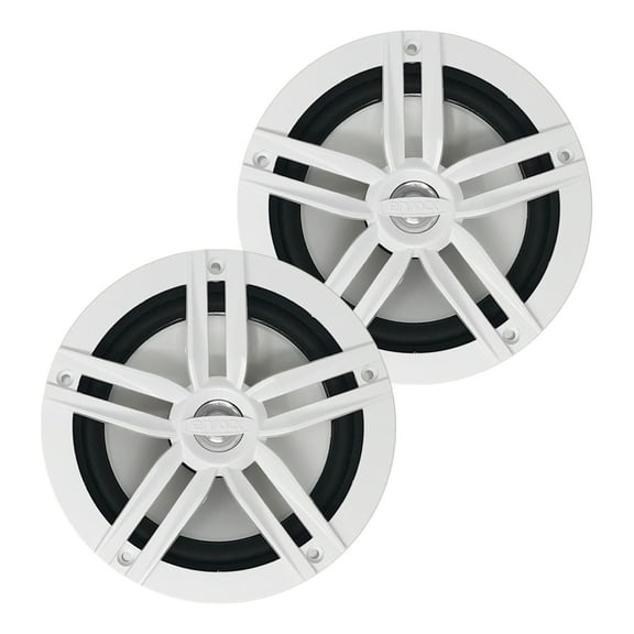 Enrock Marine Pair 2-Way 180-Watts High-Performance 6.5" Water-Resistant Loudspeaker (White)