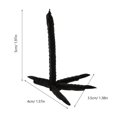 thumbnail image 2 of 100pcs Crows Toy Feet Imitation Crows Feet Crows Toy Making Material Crows Part Toy Parts, 2 of 3