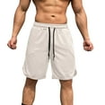 thumbnail image 2 of BLCHUNen Mens Workout Shorts Checkered Breathable Drawstring Basketball Running Shorts with Pockets, 2 of 6