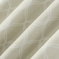 thumbnail image 3 of Sun Zero Tikal Woven Ogee 100% Blackout Grommet Curtain Panel, 25"W X 63"L, Beige, 3 of 8