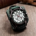 thumbnail image 3 of Reloj de pulsera híbrido de cuero Fernando verde, 3 of 8