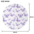 thumbnail image 2 of 60 Inch Round Lace Tablecloth Water Resistant Washable, Monarch Butterfly Aesthetic, 2 of 5