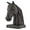 Horse, variant on Horse Decorative Bookend Vintage Cast Iron Decor Heavy Book Ends Door Stop Unique Horse Head Statues Home Decor, Ideal for Reading Room Living Library Office Shelf Desk Decor