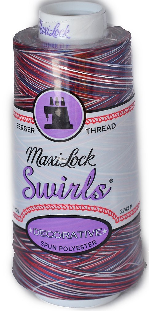 Maxi Lock Swirls Rocket Pop Serger Thread  53-M62