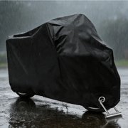 UHIAGREE Motorcycle Covers,96.5'' Ultimate Bike Covers Waterproof Outdoor with Lock-Holes,XXL,Black