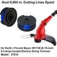 thumbnail image 5 of Replacement Spool & Spool Cap for Bauer 20115E-B 5.5 Amp Weed Eater, 5 of 7