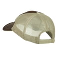 thumbnail image 3 of White NASA Big Size Cotton Twill Mesh Patched Cap - Brown Beige XL-3XL, 3 of 5