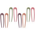 thumbnail image 4 of 8 Pcs Épingle à Cheveux en Forme de U Style Français Épingle à Cheveux Updo Fourche à Cheveux Chignon Support pour Cheveux, 4 of 8