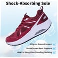 thumbnail image 4 of RomenSi Women Arch Support Walking Shoes Orthotic Sneakers for Plantar Fasciitis Foot and Heel Pain Relief Tennis US 6.5, 4 of 7