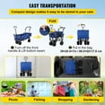 thumbnail image 6 of VEVOR 220.5 lbs Capacity Collapsible Wagon Cart with Foldable, 6 of 10