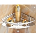thumbnail image 4 of 1 cesta de ducha esquinera de pared de aluminio, estante de almacenamiento de doble capa, organizador para baño, inodoro y cocina., 4 of 5