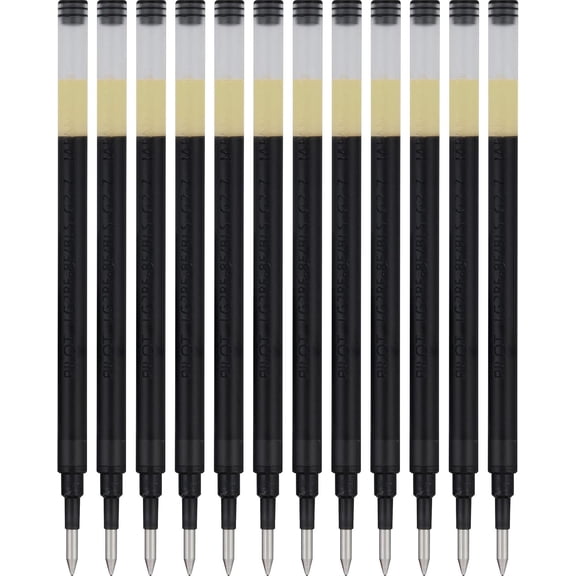 Pilot G2 Gel Ink Refills, Extra Fine Point 0.5mm, Black Ink, 12 Pack