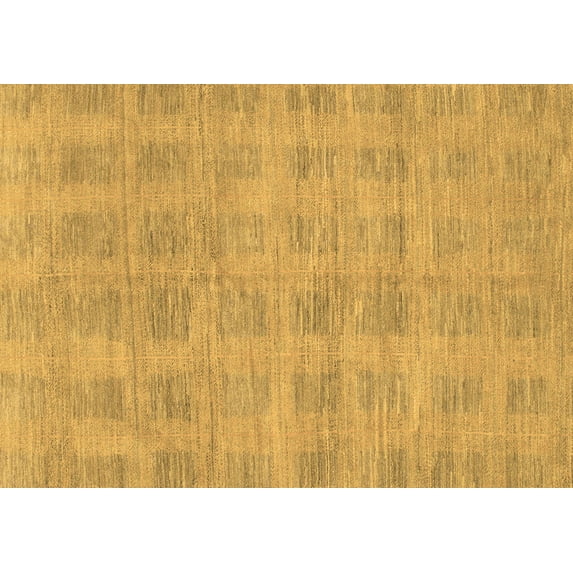 Ahgly Company Indoor Rectangle Solid Brown Modern Area Rugs, 8' x 10'