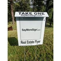 Real Estate Brochure Box, Real Estate Flyer Box