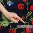 thumbnail image 3 of Strawberry Plant with Leaves Entryway Rug, 2x3 Area Rug Indoor Door Mat Non-slip Washable Floor Carpet Rug for Bedroom Office Dining Room Bathroom, 3 of 7