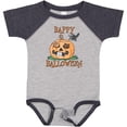 thumbnail image 3 of Inktastic Happy Halloween Kittens in a Pumpkin Boys or Girls Baby Bodysuit, 3 of 5