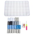thumbnail image 1 of DIY Latch Hook Kit for Adults Made of Durable Polyester Perfect for Rug Making 20x12 Inch, 1 of 8