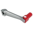 thumbnail image 4 of 0.47 inch Aluminum Alloy Universal Motorcycle Shift Lever Folding Gear Shifter Gray and Red, 4 of 6