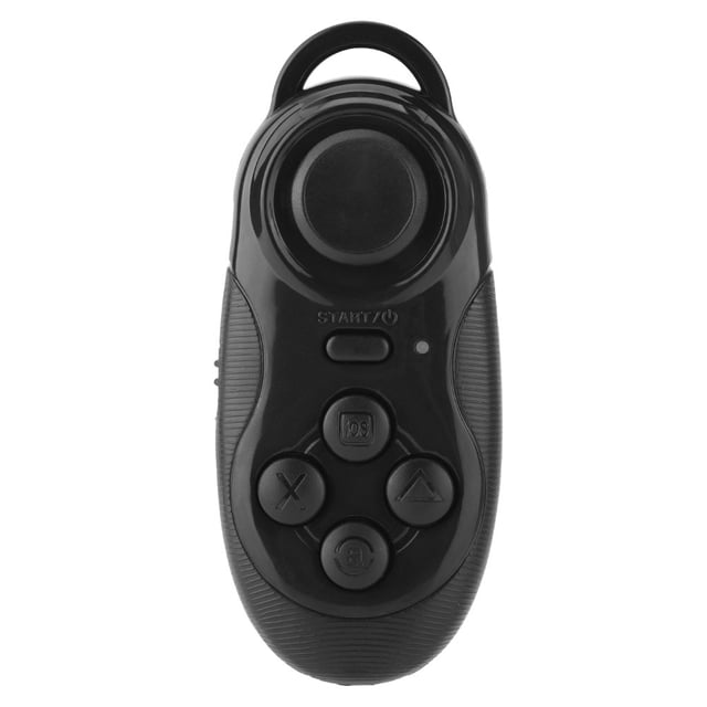 FOSA Mini Controlador de Juegos Bluetooth Joystick, Gamepad Remoto portátil Temporizador Selfie Obturador de cámara Ratón Bluetooth para teléfonos móviles, tabletas, computadoras, TV