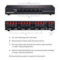 thumbnail image 4 of Caja de Distribución de Concentrador de Conmutador Selector de Altavoz de 6 (paquete de 1) Sunnimix selector de amplificador de altavoz, 4 of 8